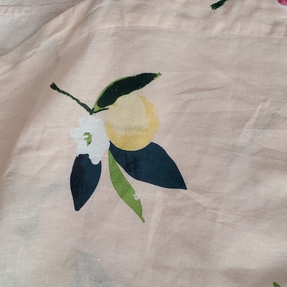 Rails Theo Pink Grapefruit front tie blouse - Picture 5 of 7